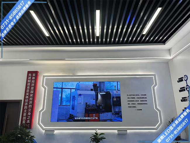 湘潭湘潭縣某電子廠車間接待中心LED顯示屏