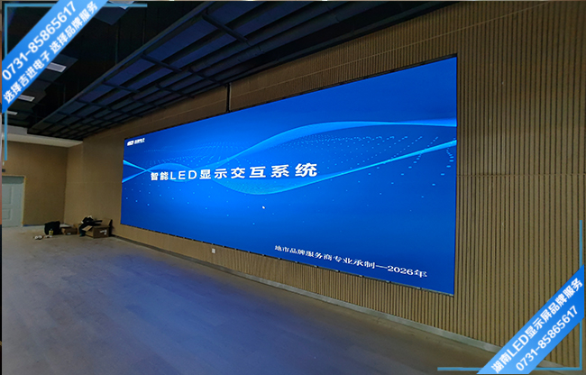 長沙雨花區(qū)某小學(xué)報告廳LED顯示屏